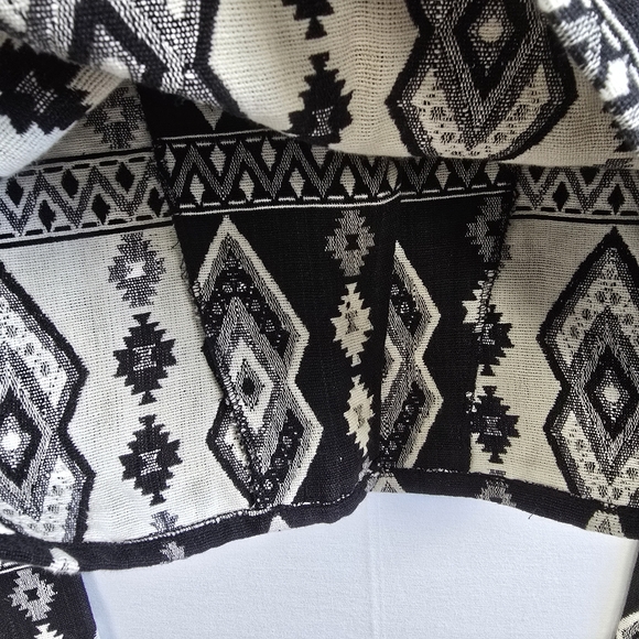 Southwest Canyon Aztec Jacket Western Cropped Tapestry Size M Vintage - Picture 10 of 12